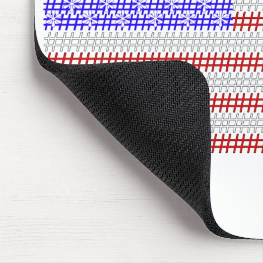ASCII-amerikanische Flagge Mousepad (Ecke)