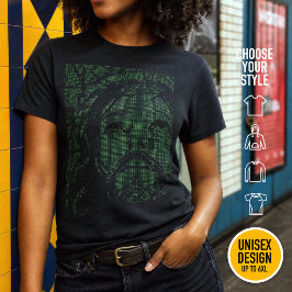 ASCII-Art Jesus Dornenkrone Johannes 19:30 T-Shirt