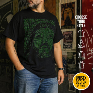 ASCII-Art Jesus Dornenkrone Johannes 19:30 T-Shirt