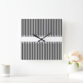 ASCII Art Quadratische Wanduhr (Zuhause)