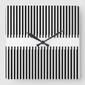 ASCII Art Quadratische Wanduhr (Vorderseite)