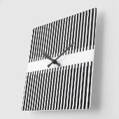 ASCII Art Quadratische Wanduhr (Winkel)