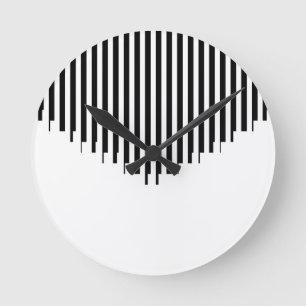 ASCII Art Runde Wanduhr