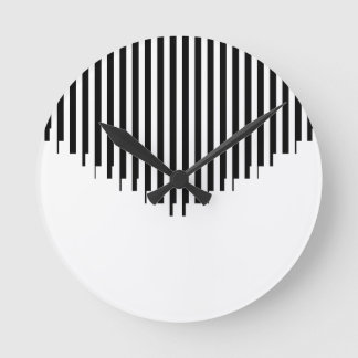 ASCII Art Runde Wanduhr