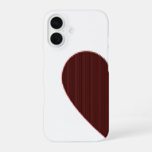 ASCII-Art-Verbindungsherz iPhone 16 Hülle