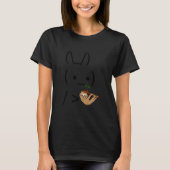 Ascii Bunny Rabbit Holding A Sloth T-Shirt (Vorderseite)