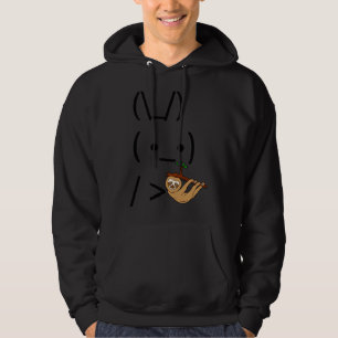 Ascii Bunny Rabbit Holend Hoodie