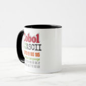 Ascii Cobol-Programmiermaschine Sprache Tasse (Vorderseite Links)