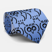 ASCII-Eule Krawatte (Gerollt)