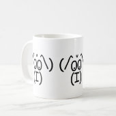 ASCII-Hund Kaffeetasse (Vorderseite Links)