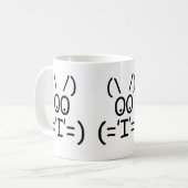 ASCII-Katze Kaffeetasse (Vorderseite Links)