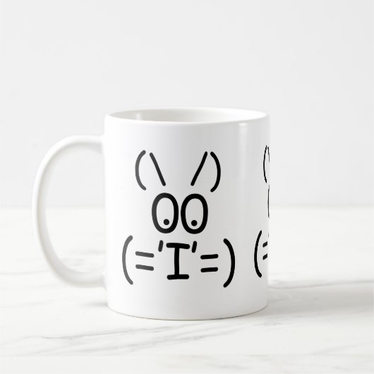 ASCII-Katze Kaffeetasse (Links)