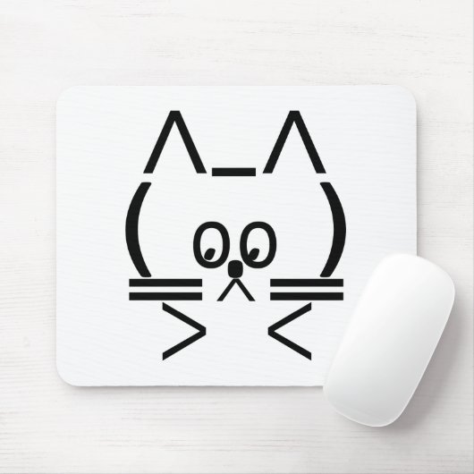 ASCII-KATZE MOUSEPAD (Mit Mouse)