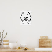 ASCII-KATZE POSTER (Küche)