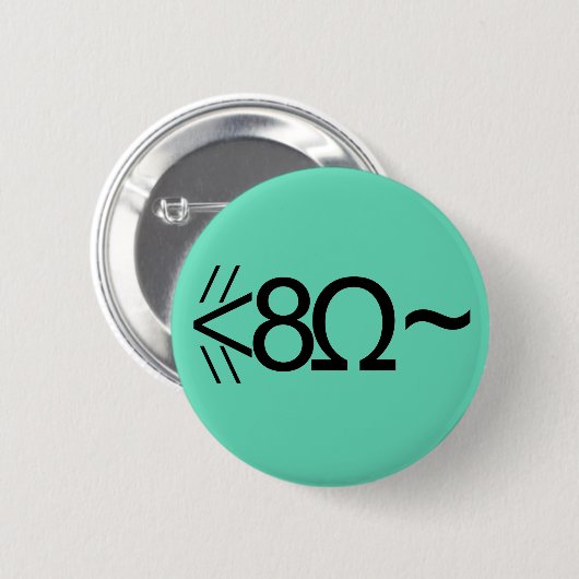 ASCII-Maus Button (Vorne & Hinten)