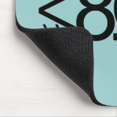 ASCII-Maus Mousepad (Ecke)