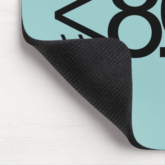 ASCII-Maus Mousepad (Ecke)