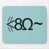 ASCII-Maus Mousepad (Vorne)