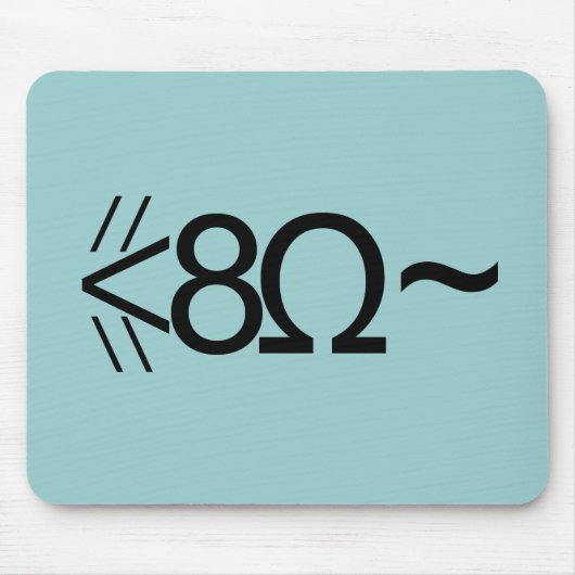 ASCII-Maus Mousepad (Vorne)