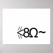 ASCII-Maus Poster (Vorne)