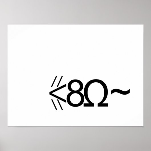 ASCII-Maus Poster (Vorne)