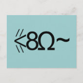 ASCII-Maus Postkarte (Vorderseite)