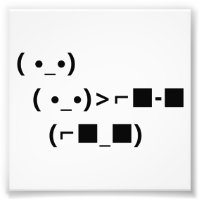 ASCII Unicode-Sonnenbrillen behandeln