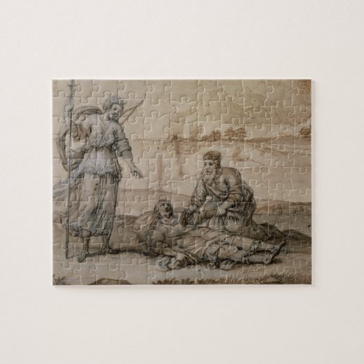 Asclepius, das Hippolytus wieder belebt (Stift u. Puzzle (Horizontal)