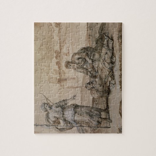 Asclepius, das Hippolytus wieder belebt (Stift u. Puzzle (Vertikal)