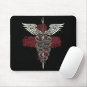 Asclepius griechische Mythologie Medizin Gott Schl Mousepad (Mit Mouse)
