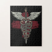 Asclepius griechische Mythologie Medizin Gott Schl Puzzle (Vertikal)