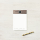 Asclepius Medical Silver Noble Classy Post-it Klebezettel (Auf Schreibtisch)