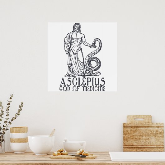 Asclepius Poster (Küche)