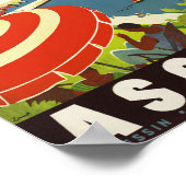 Ascona Schweiz - Vintages Swiss Travel Poster (Ecke)