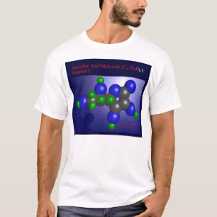 Ascorbinsäure-Molekül (Front) T-Shirt
