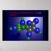 Ascorbische Säure (Druck) Poster (Vorne)
