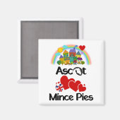 Ascot, Berkshire UK Lieben Mince Pies Magnet (Vorderseite/Rückseite)