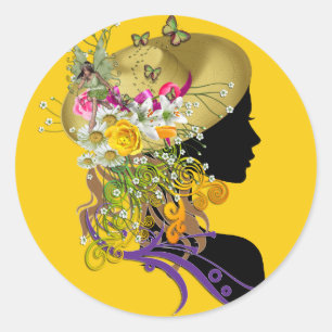 Ascot hat.png runder aufkleber