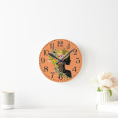 Ascot Ladies Hat Design Runde Wanduhr (Zuhause)