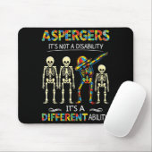 ASD Asperger ist keine Behinderung, sondern anders Mousepad (Mit Mouse)