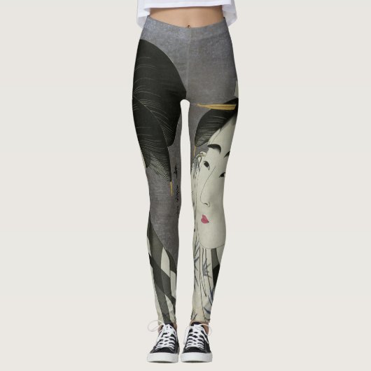 Ase O Fuku Onna Leggings der japanischen Kunst (Vorderseite)