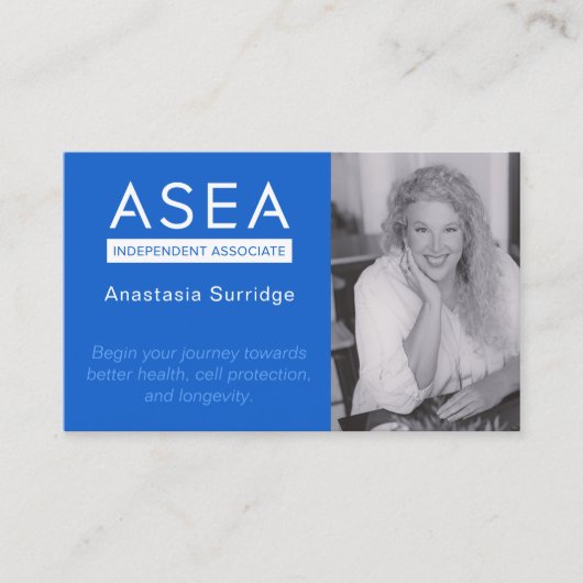 ASEA Associate Matching Website Visitenkarte (Vorderseite)