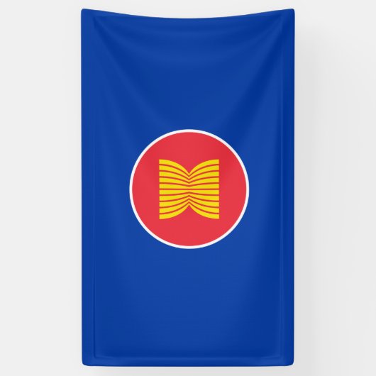 Asean-Flaggenbanner Banner (Vertikal)
