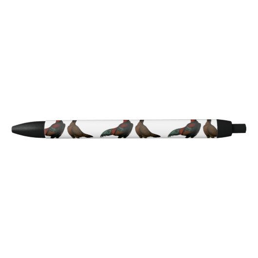 Aseel Black Red Chickens Kugelschreiber (Vorderseite)