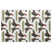 Aseel Black Red Chickens Stoff (Fat Quarter (45,7 x 55,9 cm))