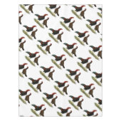 Aseel Black Red Chickens Tischdecke (Vorderseite)