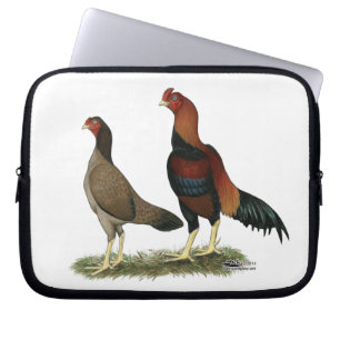 Aseel Wheaten Chickens Laptopschutzhülle