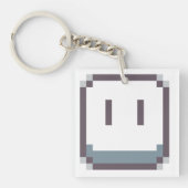 Aseprite Face Schlüsselanhänger (Vorderseite)