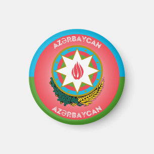 Aserbaidschan-Erbe-Emblem Magnet
