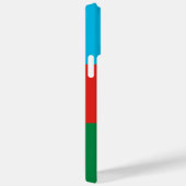Aserbaidschan-Flagge Case-Mate iPhone Hülle (Rückseite / Rechts)